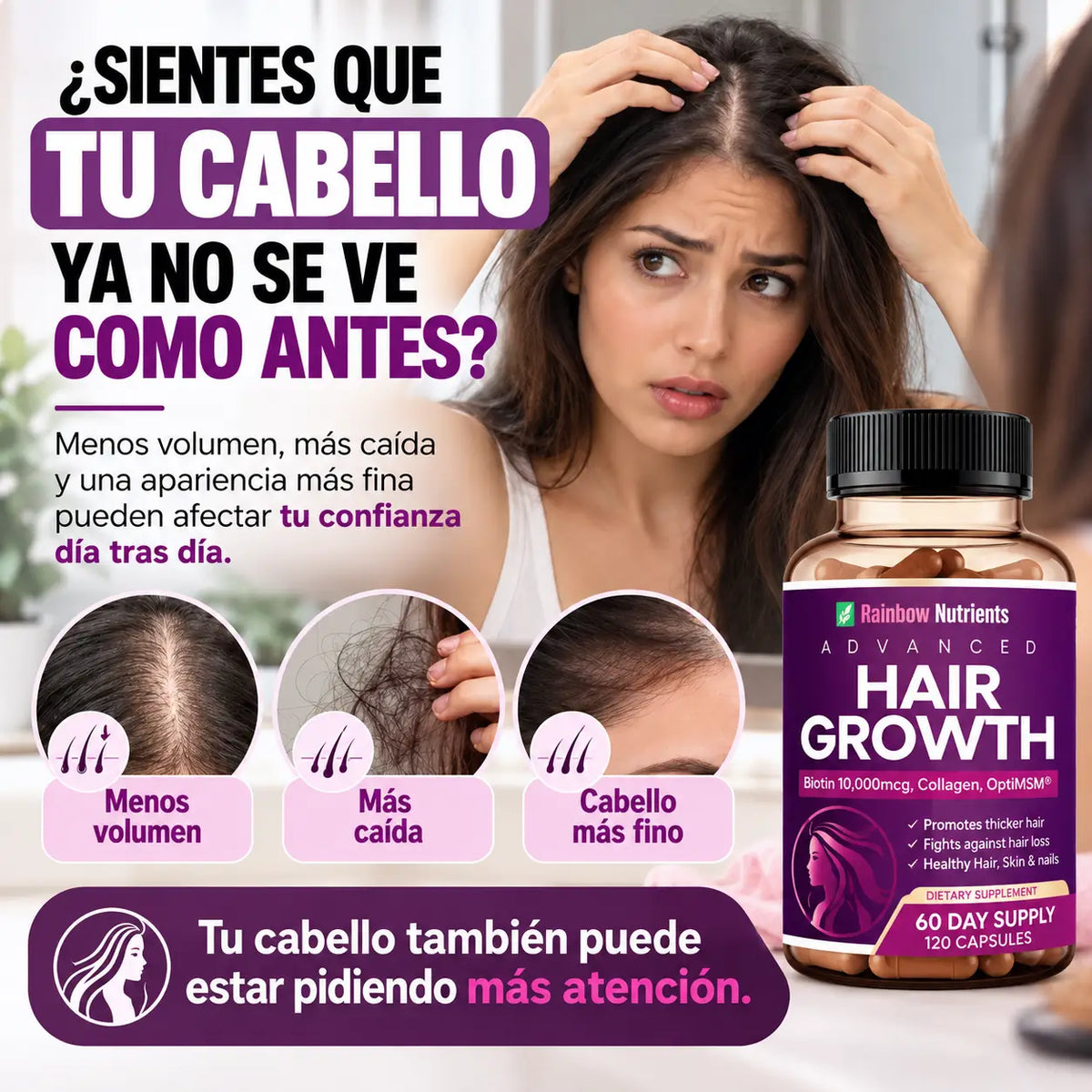 Hair Growth 2X1 – Compra 1 Y Llévate 2 | Belleza Desde Adentro